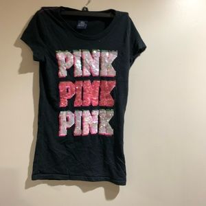 PINK glittery top